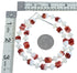 Southwest Sterling Silver Mother of Pearl Oyster Shell Bead Necklace JX121462